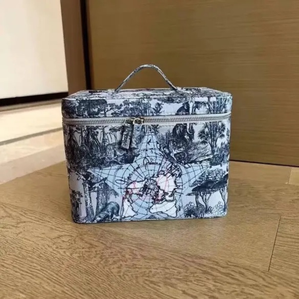 Dior around the world style Cosmetic Bag